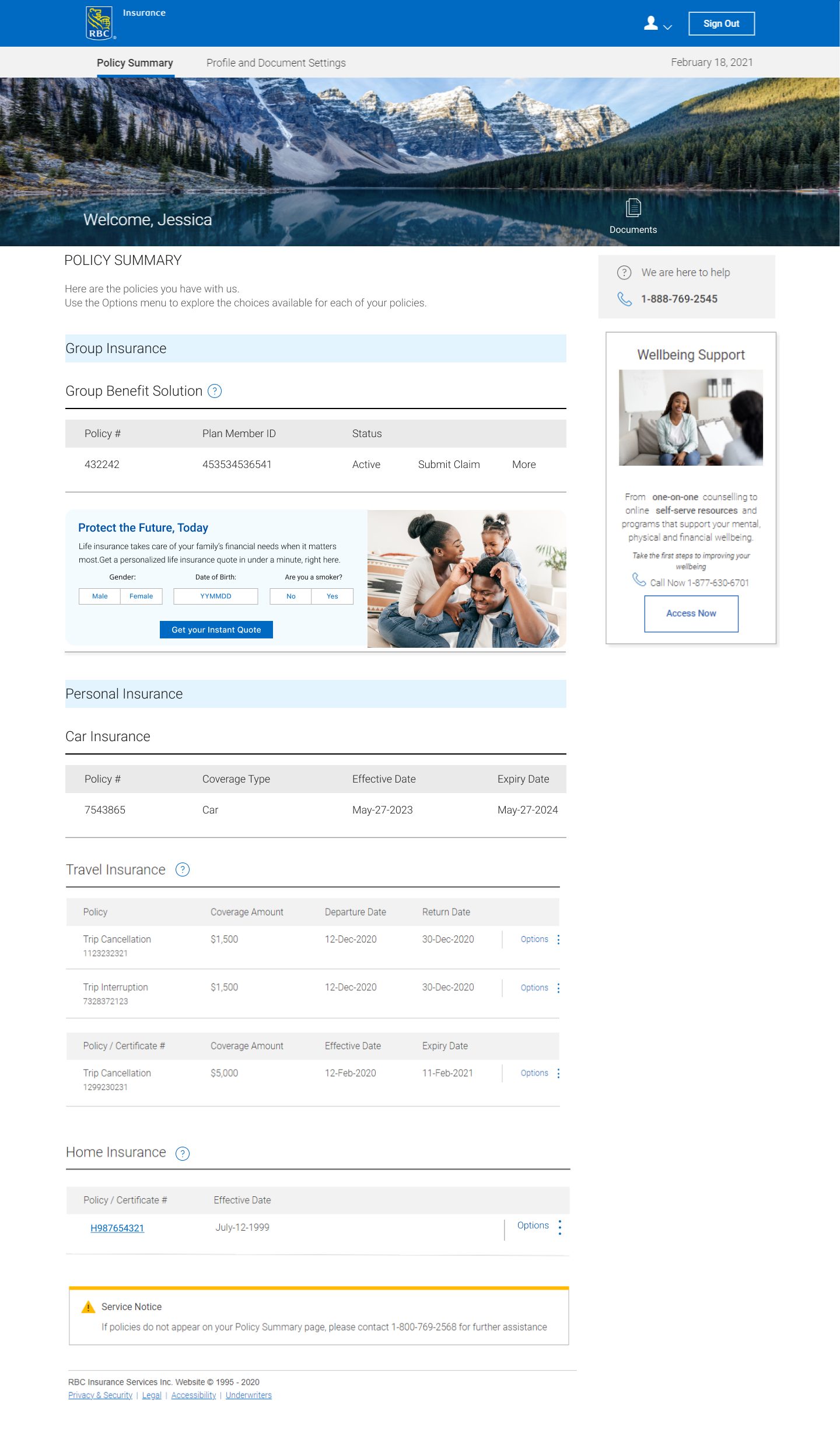 Flow inventory across the full onboarding path