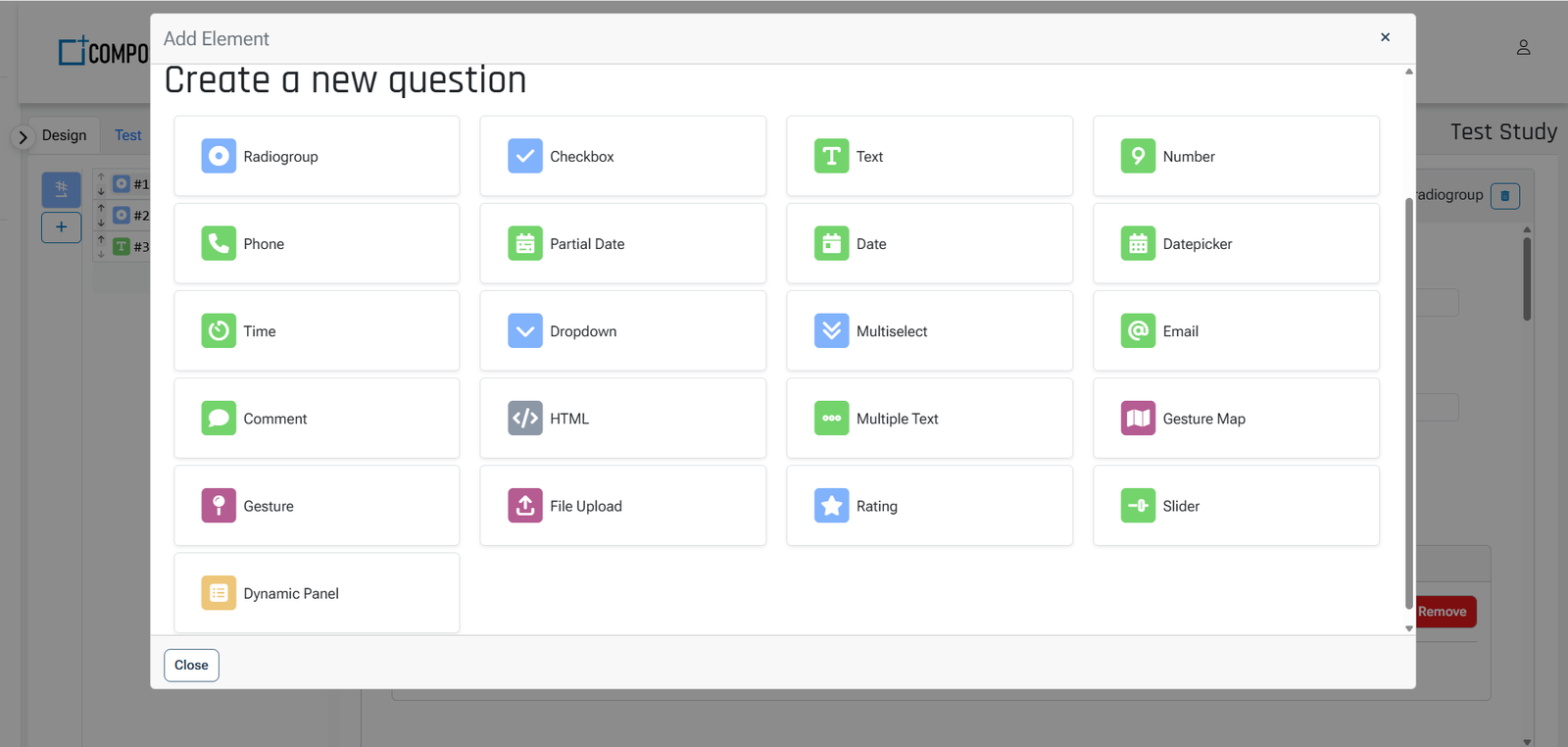 The legacy add-question flow — the interaction coordinators repeated most often