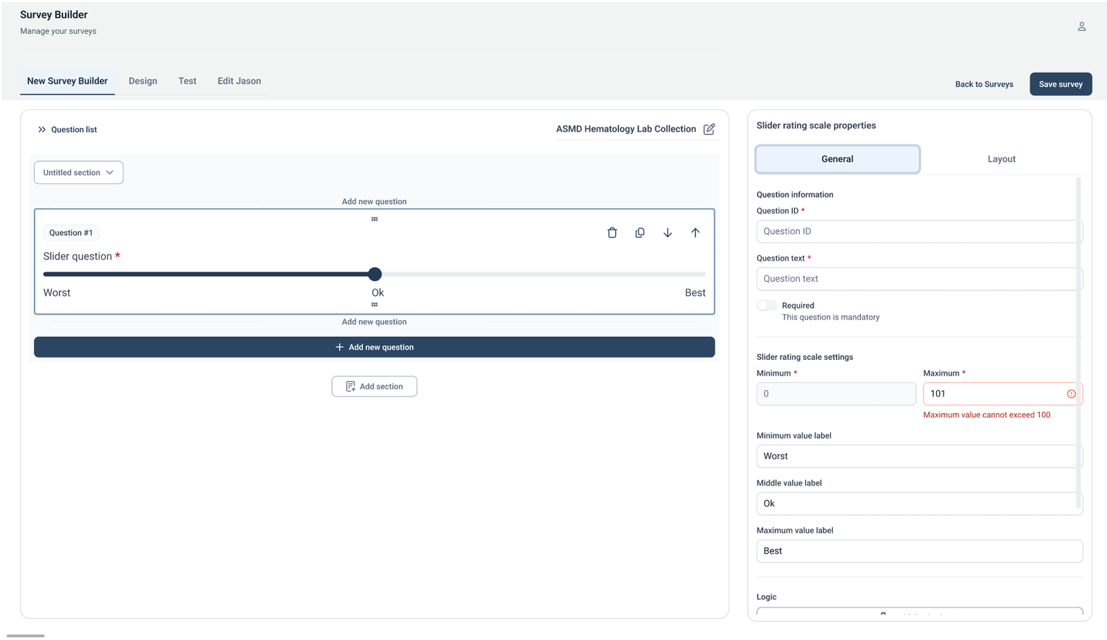 Immediate feedback and saved states